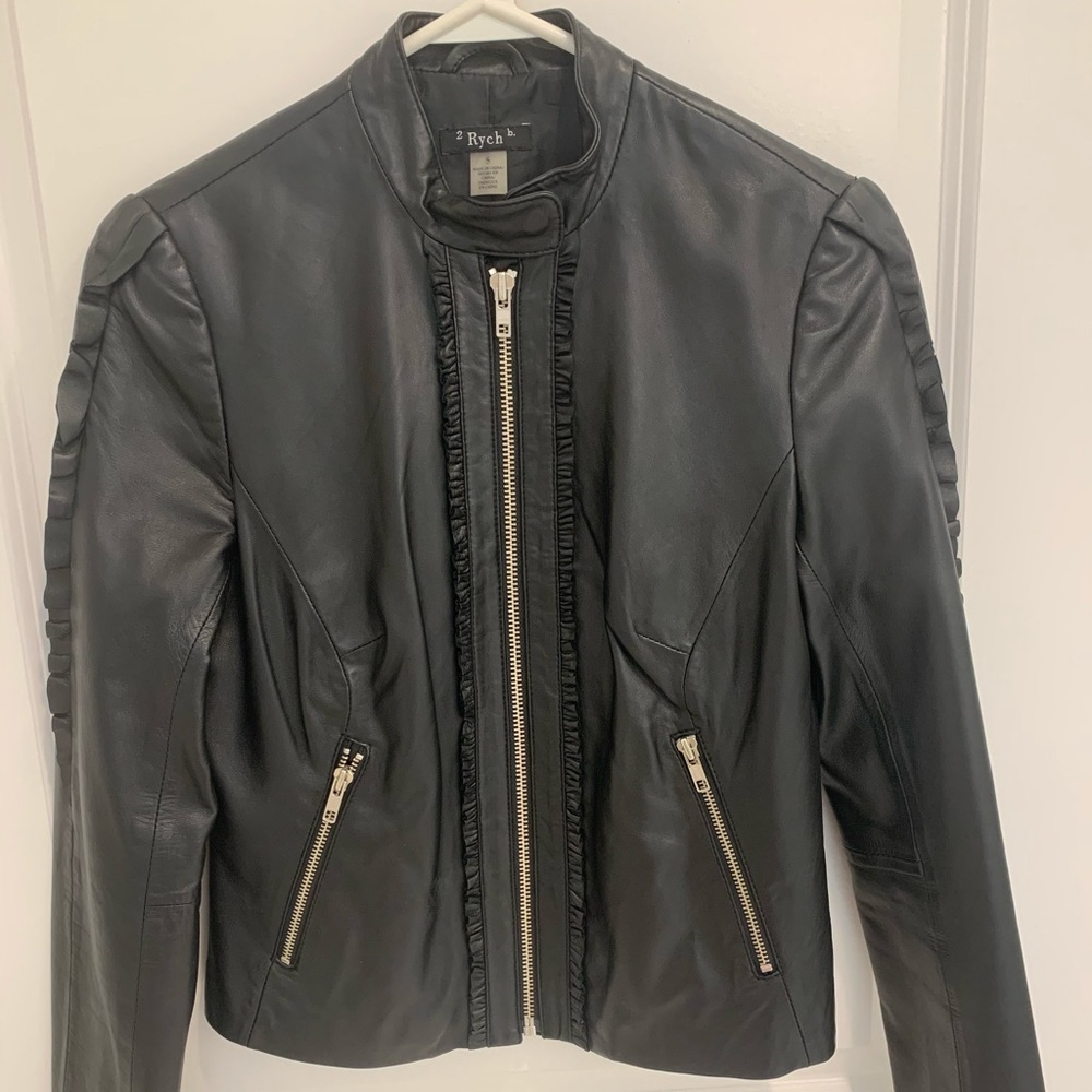 Black Leather Coat